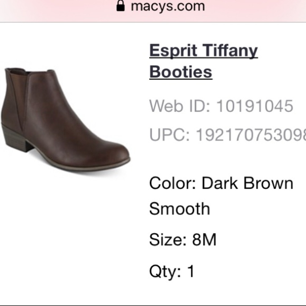Brown booties